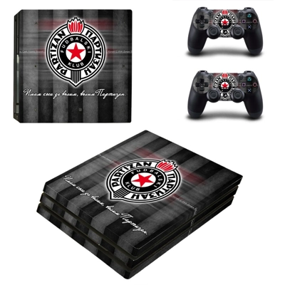 FK Partizan decal skin for PS4 Pro Console and 2 Controllers FK Partizan decal skin for PS4 Pro Console and 2 Controllers