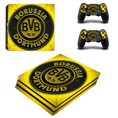 Borussia Dortmund decal skin for PS4 Pro Console and 2 Con.. Borussia Dortmund decal skin for PS4 Pro Console and 2 Con..