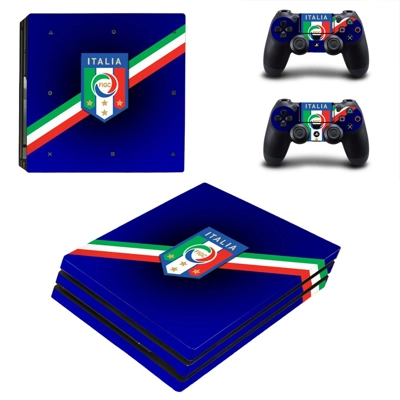Italia FIGC decal skin for PS4 Pro Console and 2 Controllers Italia FIGC decal skin for PS4 Pro Console and 2 Controllers