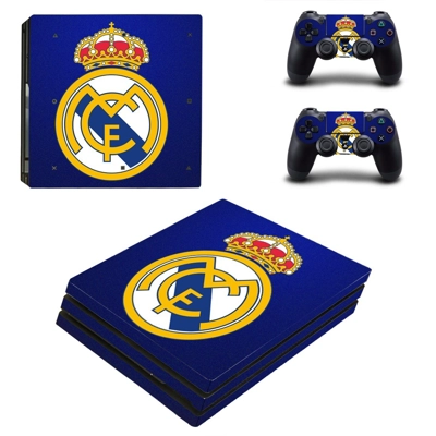 Real Madrid decal skin for PS4 Pro Console and 2 Controllers Real Madrid decal skin for PS4 Pro Console and 2 Controllers
