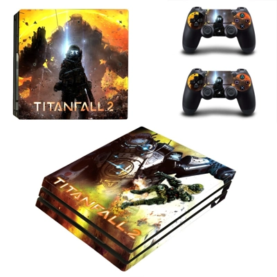 Titanfall 2 decal skin for PS4 Pro Console and 2 Controllers Titanfall 2 decal skin for PS4 Pro Console and 2 Controllers