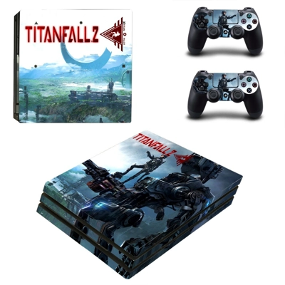 Titanfall 2 decal skin for PS4 Pro Console and 2 Controllers Titanfall 2 decal skin for PS4 Pro Console and 2 Controllers