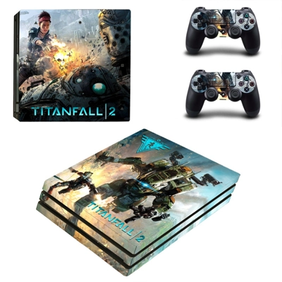 Titanfall 2 decal skin for PS4 Pro Console and 2 Controllers Titanfall 2 decal skin for PS4 Pro Console and 2 Controllers