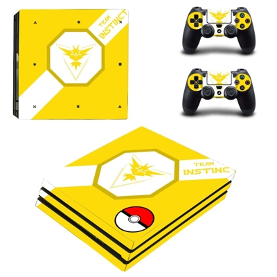Pok�mon Go Team Instinct decal skin for PS4 Pro Console an.. Pok�mon Go Team Instinct decal skin for PS4 Pro Console an..