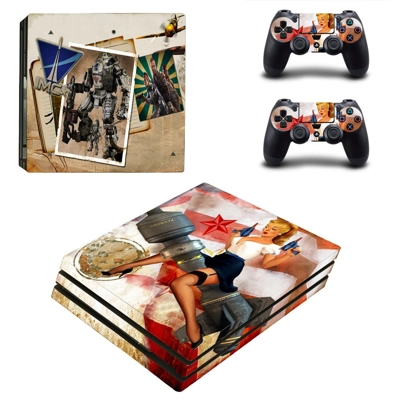 Titanfall 2 decal skin for PS4 Pro Console and 2 Controllers Titanfall 2 decal skin for PS4 Pro Console and 2 Controllers