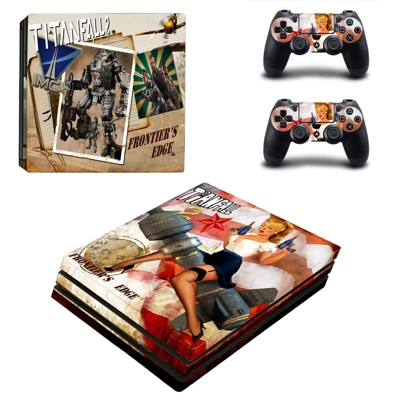 Titanfall 2 decal skin for PS4 Pro Console and 2 Controllers Titanfall 2 decal skin for PS4 Pro Console and 2 Controllers