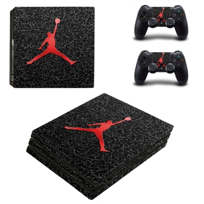 Air Jordan decal skin for PS4 Pro Console and 2 Controllers Air Jordan decal skin for PS4 Pro Console and 2 Controllers