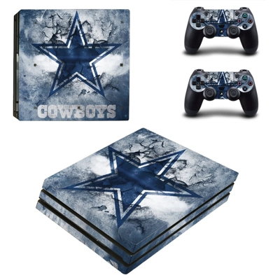 Dallas Cowboys decal skin for PS4 Pro Console and 2 Contro.. Dallas Cowboys decal skin for PS4 Pro Console and 2 Contro..