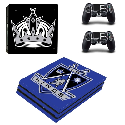 Los Angeles Kings decal skin for PS4 Pro Console and 2 Con.. Los Angeles Kings decal skin for PS4 Pro Console and 2 Con..