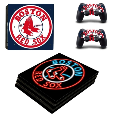 Boston Red sox decal skin for PS4 Pro Console and 2 Contro.. Boston Red sox decal skin for PS4 Pro Console and 2 Contro..