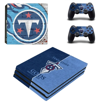 Tennessee Titans decal skin for PS4 Pro Console and 2 Cont.. Tennessee Titans decal skin for PS4 Pro Console and 2 Cont..