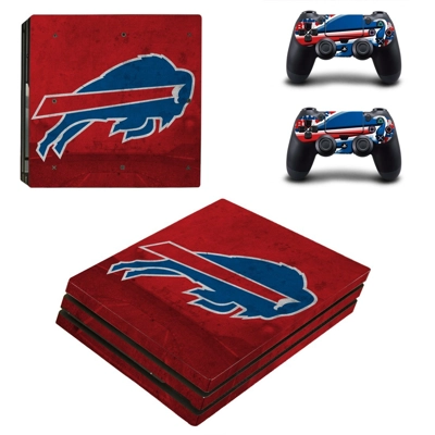 Buffalo Bills decal skin for PS4 Pro Console and 2 Control.. Buffalo Bills decal skin for PS4 Pro Console and 2 Control..