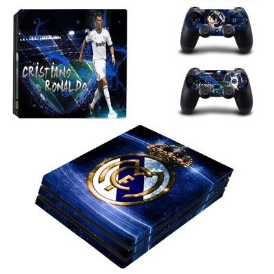 Cristiano Ronaldo decal skin for PS4 Pro Console and 2 Con.. Cristiano Ronaldo decal skin for PS4 Pro Console and 2 Con..