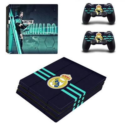 Cristiano Ronaldo decal skin for PS4 Pro Console and 2 Con.. Cristiano Ronaldo decal skin for PS4 Pro Console and 2 Con..