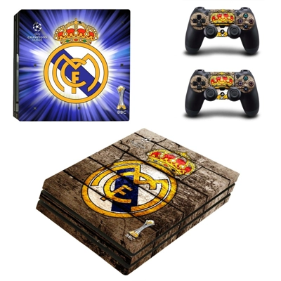 Real Madrid decal skin for PS4 Pro Console and 2 Controllers