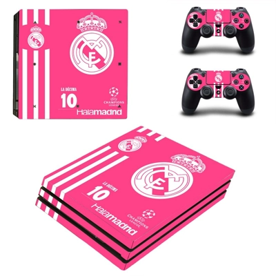 Real Madrid decal skin for PS4 Pro Console and 2 Controllers Real Madrid decal skin for PS4 Pro Console and 2 Controllers