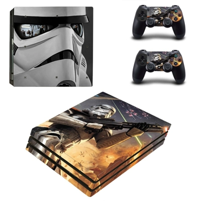 Star wars decal skin for PS4 Pro Console and 2 Controllers Star wars decal skin for PS4 Pro Console and 2 Controllers