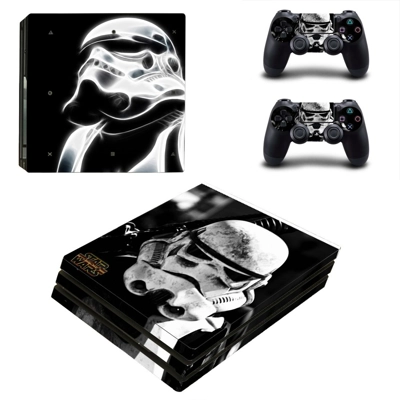 Star wars decal skin for PS4 Pro Console and 2 Controllers Star wars decal skin for PS4 Pro Console and 2 Controllers