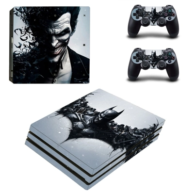 The Joker decal skin for PS4 Pro Console and 2 Controllers The Joker decal skin for PS4 Pro Console and 2 Controllers