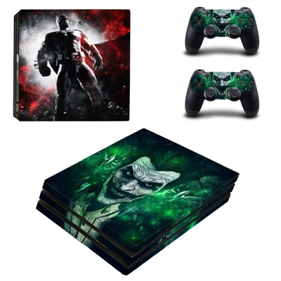 The Joker decal skin for PS4 Pro Console and 2 Controllers The Joker decal skin for PS4 Pro Console and 2 Controllers