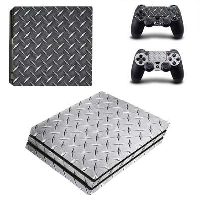 Metal Floor decal skin for PS4 Pro Console and 2 Controllers Metal Floor decal skin for PS4 Pro Console and 2 Controllers