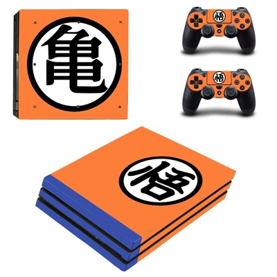 Dragon Ball decal skin for PS4 Pro Console and 2 Controllers Dragon Ball decal skin for PS4 Pro Console and 2 Controllers