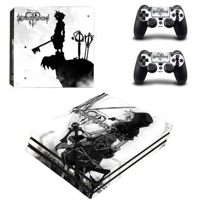 Kingdom Hearts decal skin for PS4 Pro Console and 2 Contro.. Kingdom Hearts decal skin for PS4 Pro Console and 2 Contro..