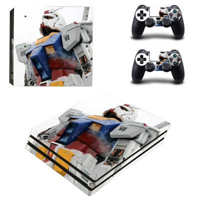 Gundam Front Tokyo decal skin for PS4 Pro Console and 2 Co.. Gundam Front Tokyo decal skin for PS4 Pro Console and 2 Co..