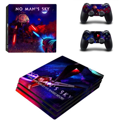 No man's Sky decal skin for PS4 Pro Console and 2 Controllers