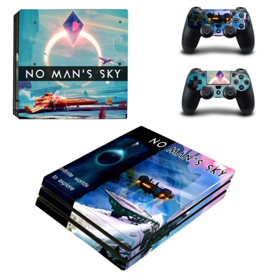 No man's Sky decal skin for PS4 Pro Console and 2 Controll..