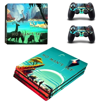 No man's Sky decal skin for PS4 Pro Console and 2 Controllers