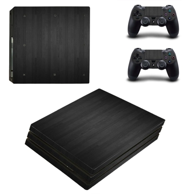 Wooden Board decal skin for PS4 Pro Console and 2 Controllers
