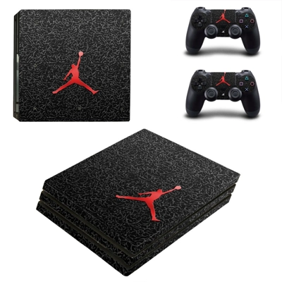 Air Jordan decal skin for PS4 Pro Console and 2 Controllers