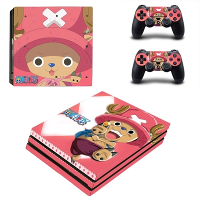 Onepiece decal skin for PS4 Pro Console and 2 Controllers