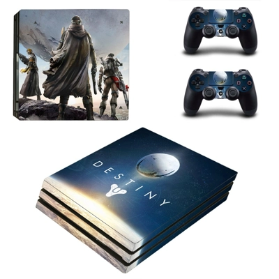 Destiny decal skin for PS4 Pro Console and 2 Controllers
