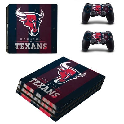 Houston Texans decal skin for PS4 Pro Console and 2 Contro..