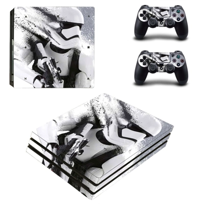 Star wars decal skin for PS4 Pro Console and 2 Controllers