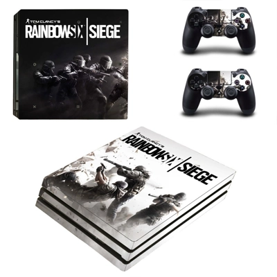 Rainbow Six Siege decal skin for PS4 Pro Console and 2 Con..