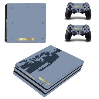 Uncharted decal skin for PS4 Pro Console and 2 Controllers Uncharted decal skin for PS4 Pro Console and 2 Controllers