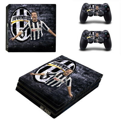 Juventus FC decal skin for PS4 Pro Console and 2 Controllers