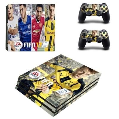 FIFA 17 game decal skin for PS4 Pro Console and 2 Controll..