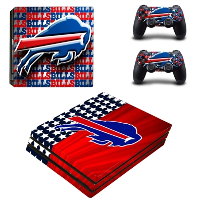 Buffalo Bills decal skin for PS4 Pro Console and 2 Controllers