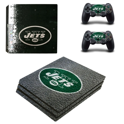 New York Jets decal skin for PS4 Pro Console and 2 Control..