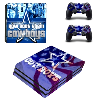 Dallas Cowboys decal skin for PS4 Pro Console and 2 Contro..