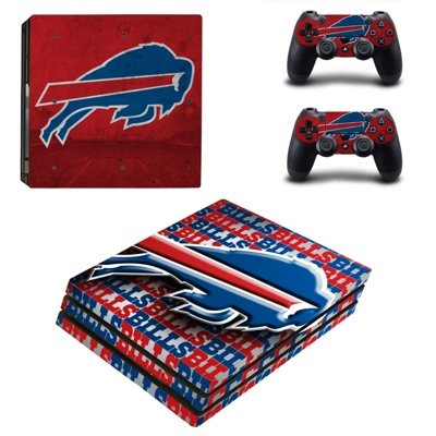 Buffalo Bills decal skin for PS4 Pro Console and 2 Controllers