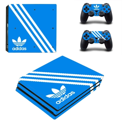 Adidas decal skin for PS4 Pro Console and 2 Controllers