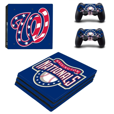 Washington Nationals decal skin for PS4 Pro Console and 2 Controllers