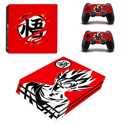 Dragon Ball super decal skin for PS4 Pro Console and 2 Con..