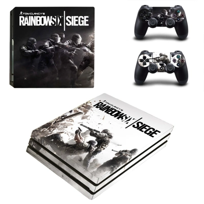 Rainbow Six Siege decal skin for PS4 Pro Console and 2 Con..