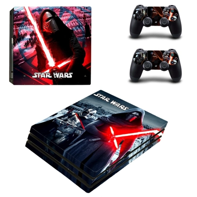 Star wars decal skin for PS4 Pro Console and 2 Controllers